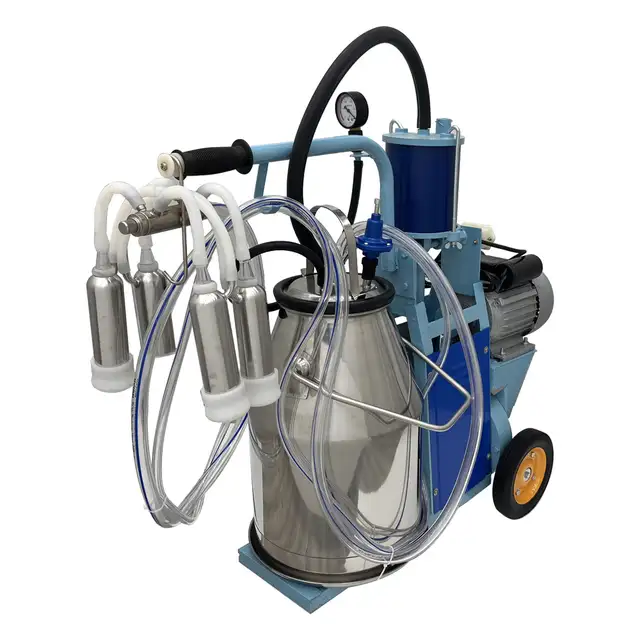 25L Piston Electric Milking Machine 304SS Bucket Farm 170683 - Photo 2