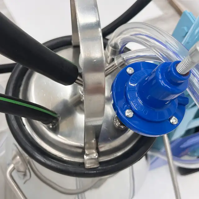 25L Piston Electric Milking Machine 304SS Bucket Farm 170683 - Photo 6