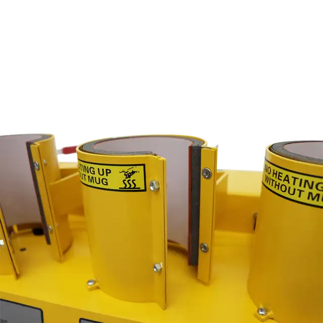 11oz 5 Station Yellow Mug Heat Press Print transfer 110014 - Photo 4