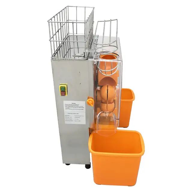 Orange Citrus Press Juicer Machine Auto Feed Plastic Tank 122004 - Photo 3