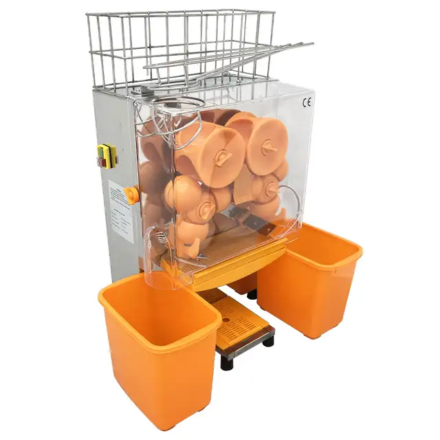 Orange Citrus Press Juicer Machine Auto Feed Plastic Tank 122004 - Photo 5