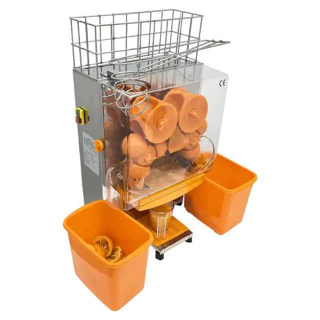 Orange Citrus Press Juicer Machine Auto Feed Plastic Tank 122004 - Photo 8