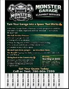 Garage Cleaning services