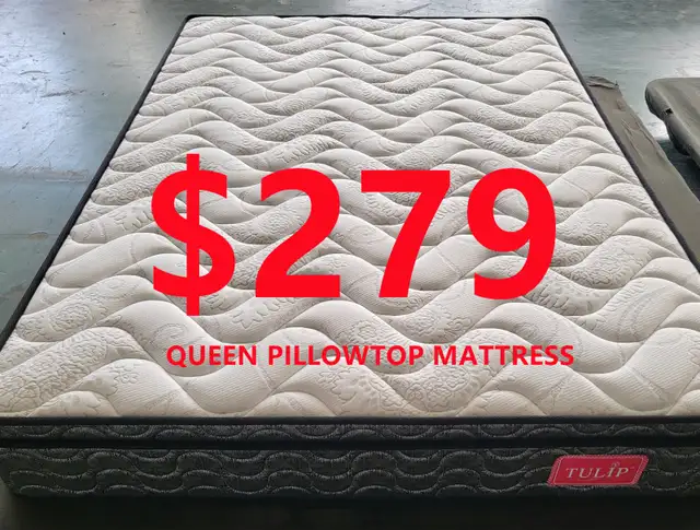 $200 Tulip® brand new solid bed frame #4 queen size - Photo 3