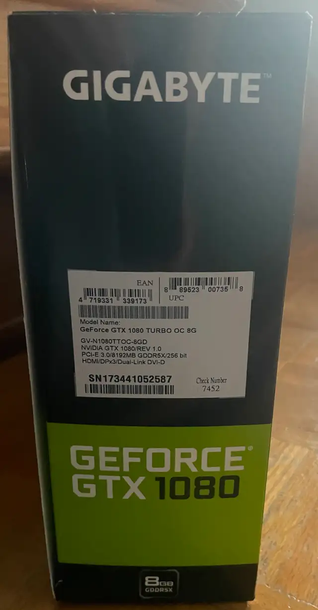 PC Video Card – NVIDIA GTX 1080 TURBO OC 8G for Gaming - Photo 6