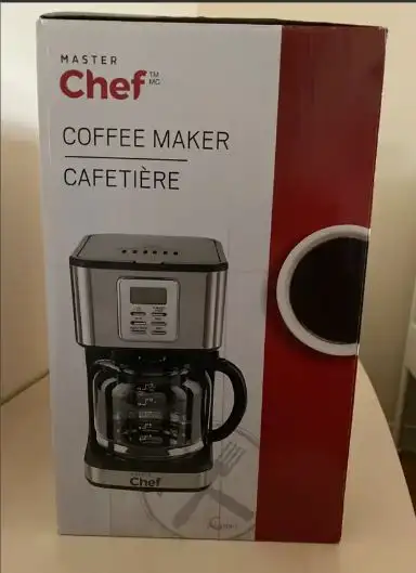 Coffee Maker Master Chef Brand New – Still in Box! Never Opened! - Photo 4