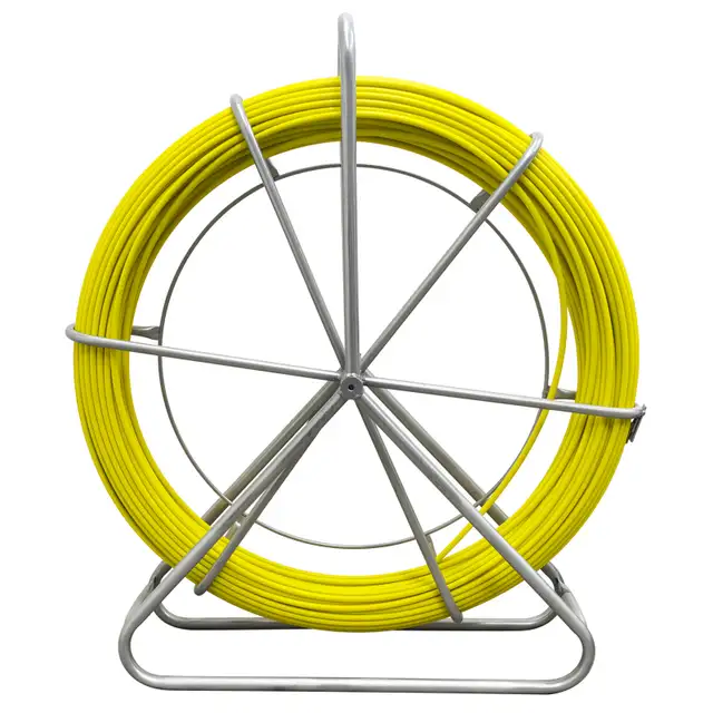 Fish Tape Fiberglass 8MM 328FT Duct Rodder Tool 170547 - Photo 2