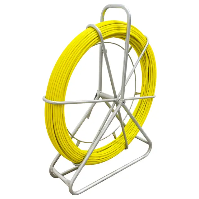 Fish Tape Fiberglass 8MM 328FT Duct Rodder Tool 170547 - Photo 3