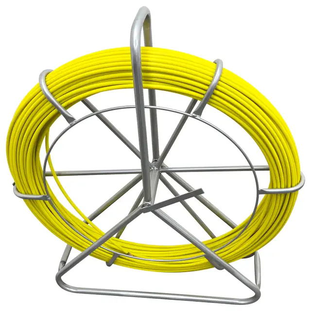 Fish Tape Fiberglass 8MM 328FT Duct Rodder Tool 170547 - Photo 7