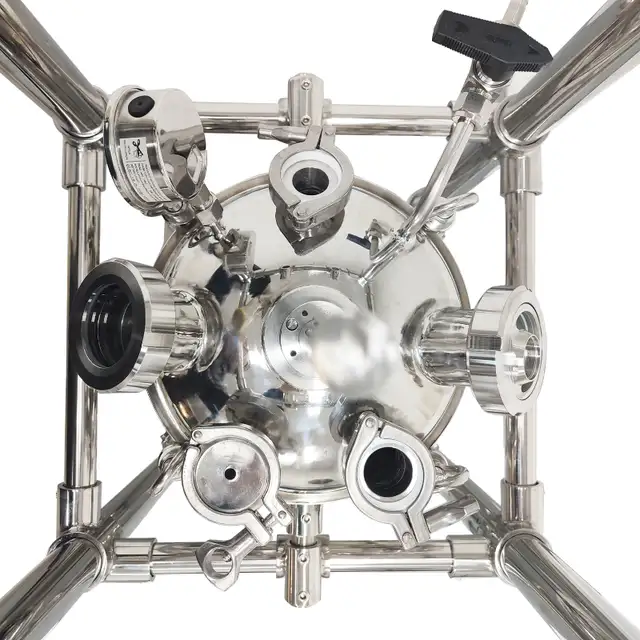 110V Stainless Steel Double-Layer Reaction Kettle 10L 220582 - Photo 9