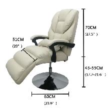360 Degree Rotating White spa Salon Beauty Chair 300104