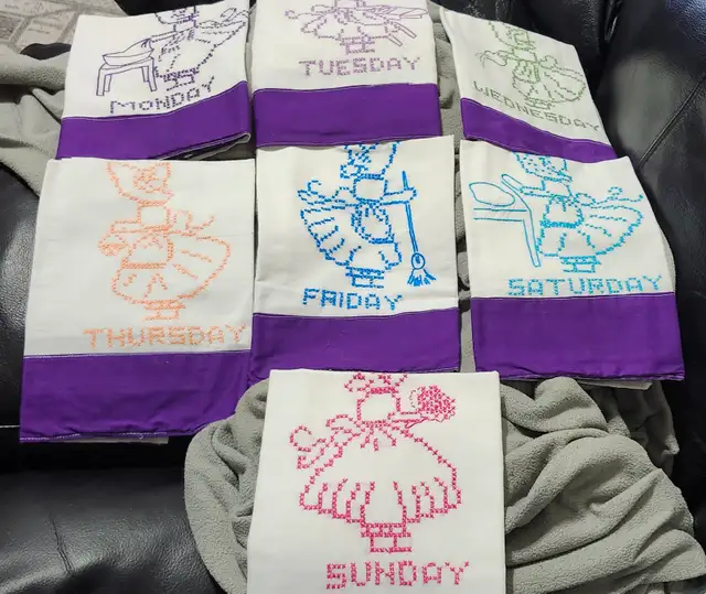 7 Cloth set for every day of the week!