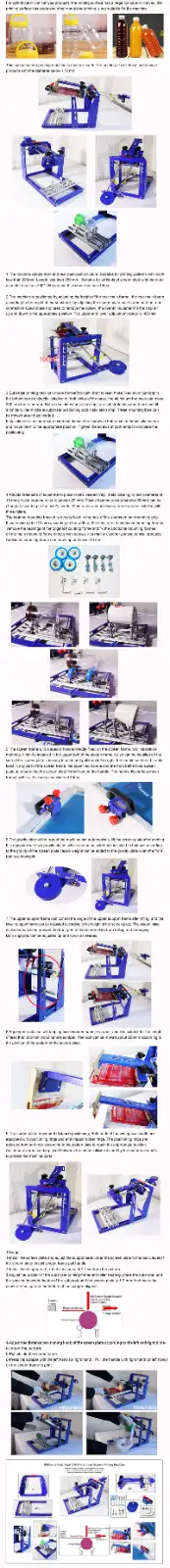 8x10Inch Cylindrical Screen Printing press Curved Printer 006593 - Photo 4