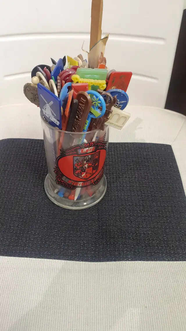 Stir Sticks for the Collector   vintage Glass - $5.00