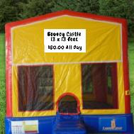 bouncy castle, bounce house, cotton candy machine rental