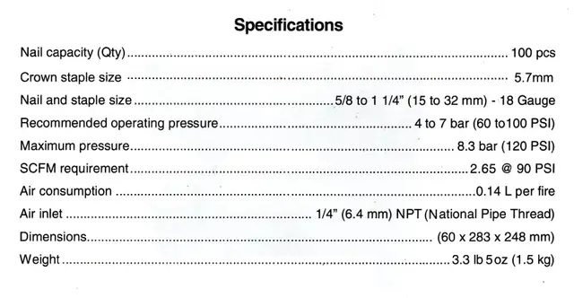 Brad Nailer/Stapler $25.00 - Photo 2