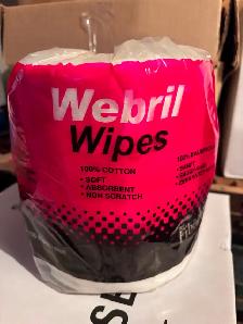 For Sale- Webril Wipes 8' x 8'. 100/roll