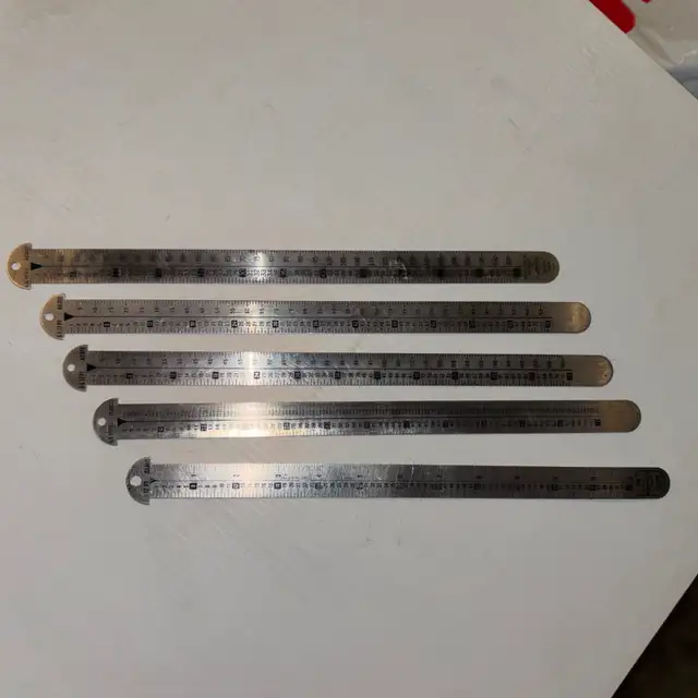 For Sale- Printers Stainless Steel Line Gauges 12' - Photo 2