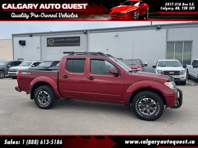 2019 Nissan Frontier PRO-4X/CREW-CAB/4x4/NAVI/CAM/LEATHER/SUNROO