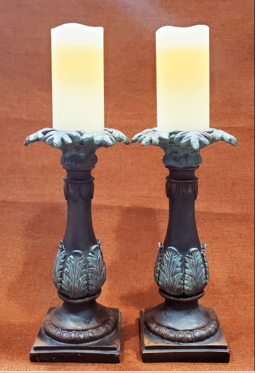 STOUT CANDLE STICKS with ELECTRIC CANDLES  at 12 BUCKS per set - Photo 7