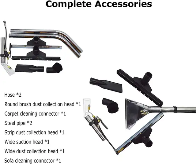 30L Vacuum 3 in 1 Carpet Extractor Machine 053011 - Photo 3