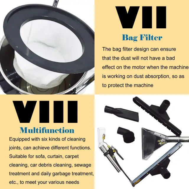 30L Vacuum 3 in 1 Carpet Extractor Machine 053011 - Photo 7