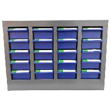 20-Drawer Small Parts Cabinet No Door 054586