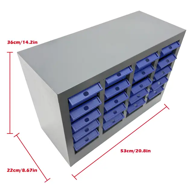 20-Drawer Small Parts Cabinet No Door 054586 - Photo 3
