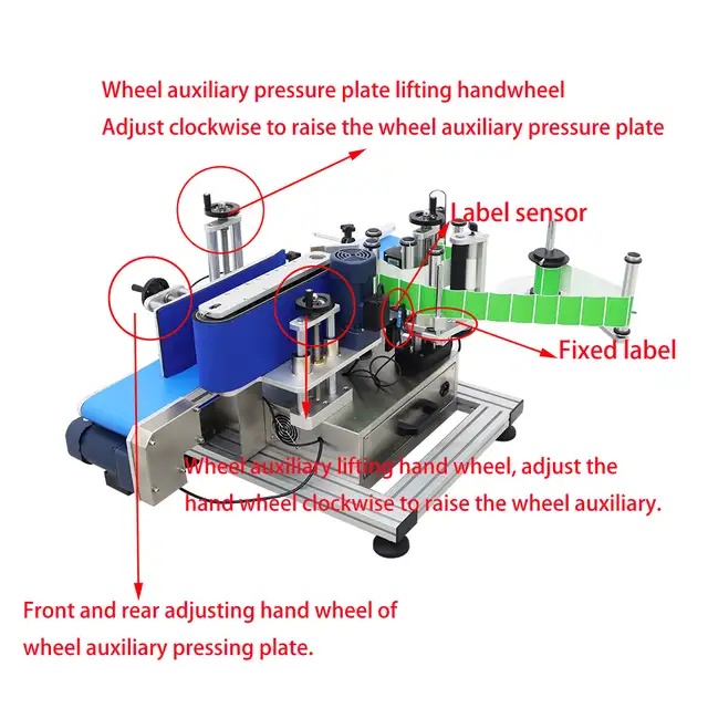 Promotion LT-150 Conveyor Round Bottle Labeling Machine 160133 - Photo 5