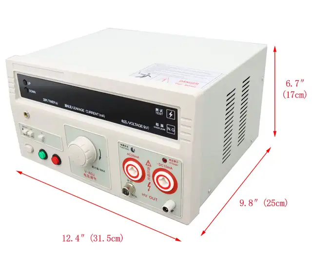 Withstand Hi-Pot Tester 5KV(AC/DC) 100VA Voltage Tester 142012 - Photo 3