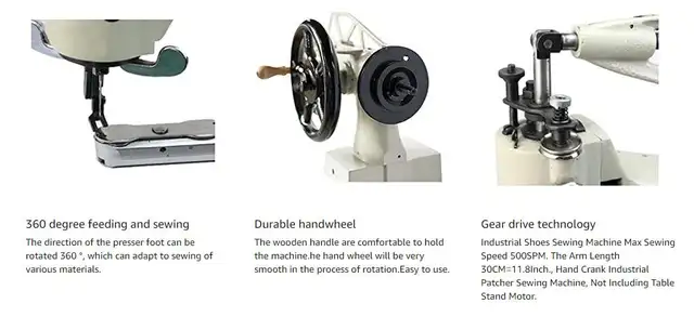 Industrial Leather Sewing Mending Machine 110V 188073 - Photo 9