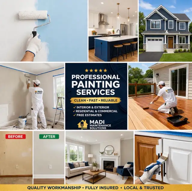 Professional Painting Services – Clean, Fast & Affordable!