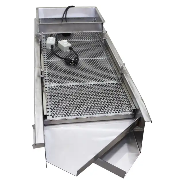 Double Motor Linear Vibrating Screen w/10mm &5mm Screens 230228 - Photo 7