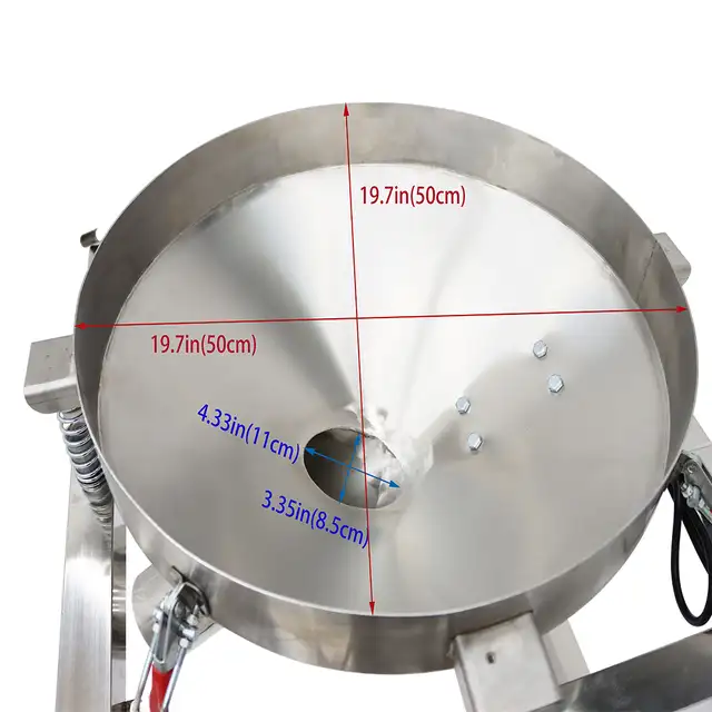 19.7in Round Powder Vibrating Screen with 40M&100M Screens230335 - Photo 7