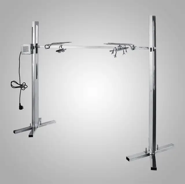 Outdoors 66Lbs BBQ Rotisserie Grill Spit Roaster Tripod 251123 - Photo 10