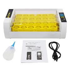24 Egg Incubator Auto-Turning Temperature Control Hatcher 251125