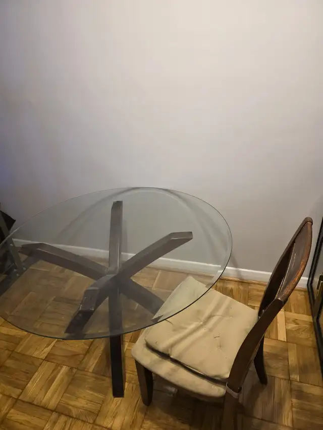 Free Glass Dining Table and Chair! - Photo 2