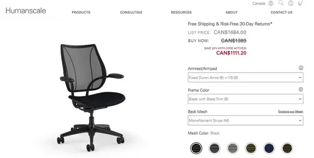 Humanscale Liberty Task Chair-Call Us Now! - Photo 4