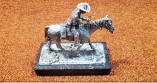 PEWTER SCULPTURE - MARBLE BASE - QUALITY ITEM - 25 BUCKS