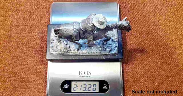 PEWTER SCULPTURE - MARBLE BASE - QUALITY ITEM - 25 BUCKS - Photo 8