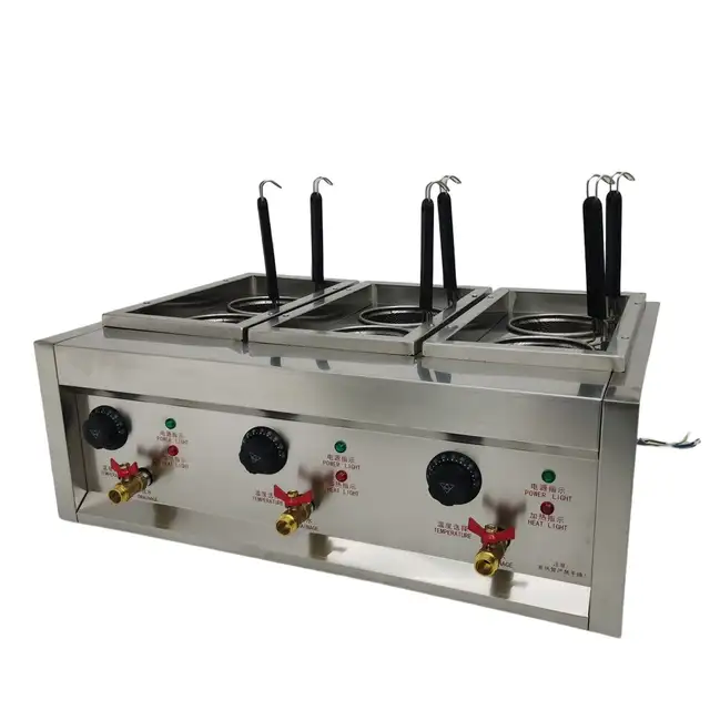 Used 6 Holes Noodles Cooker Machine 220V 020505