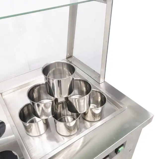Used Fried Ice Cream Roll Machine Fruit Ice Milk Yogurt 220358 - Photo 6