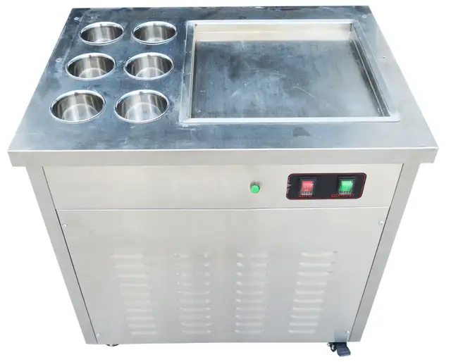 Used Fried Ice Cream Roll Machine Fruit Ice Milk Yogurt 220358 - Photo 9