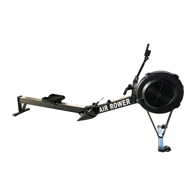 Used Rowing machine wind resistance gym silent fitness LCD032239 - Photo 5