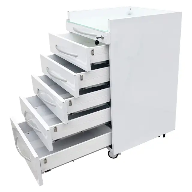 Used special storage cabinet mobile cart move 5 drawer 300460