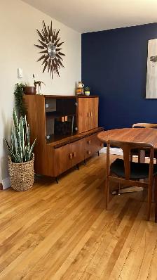 Mid century. TEAK TECK. Modulaire. Crédence, buffet, bar, bahut