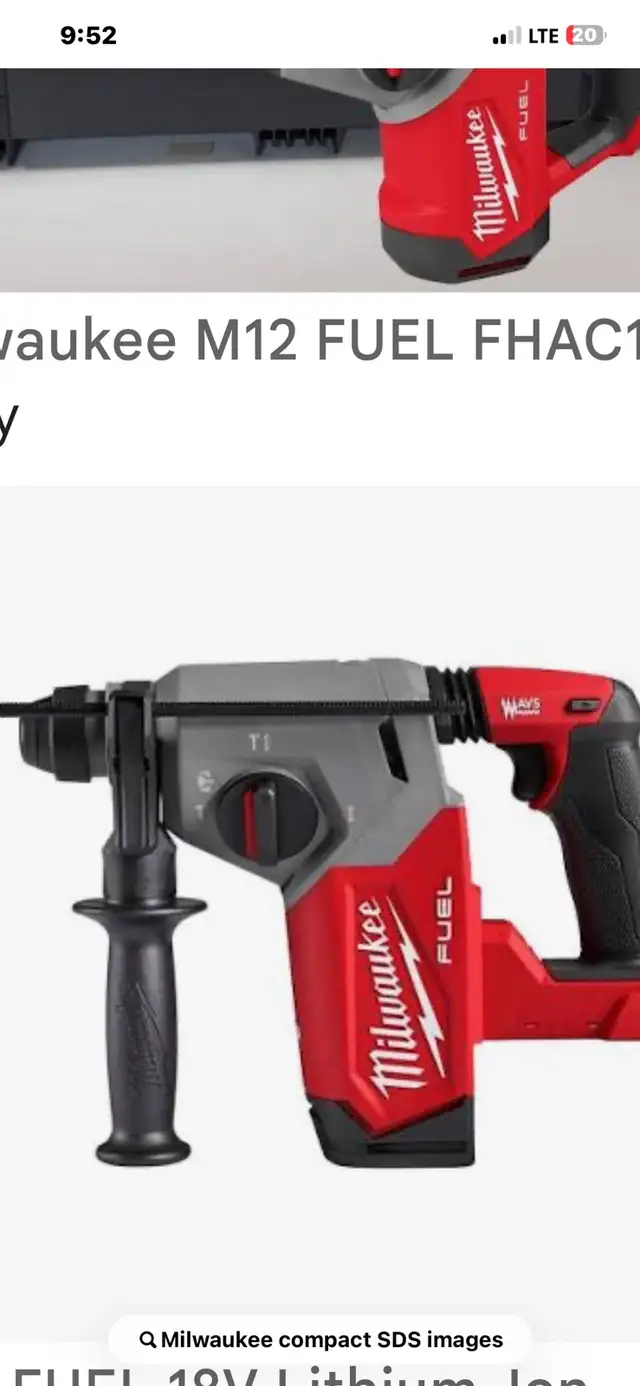 New Milwaukee compact sds