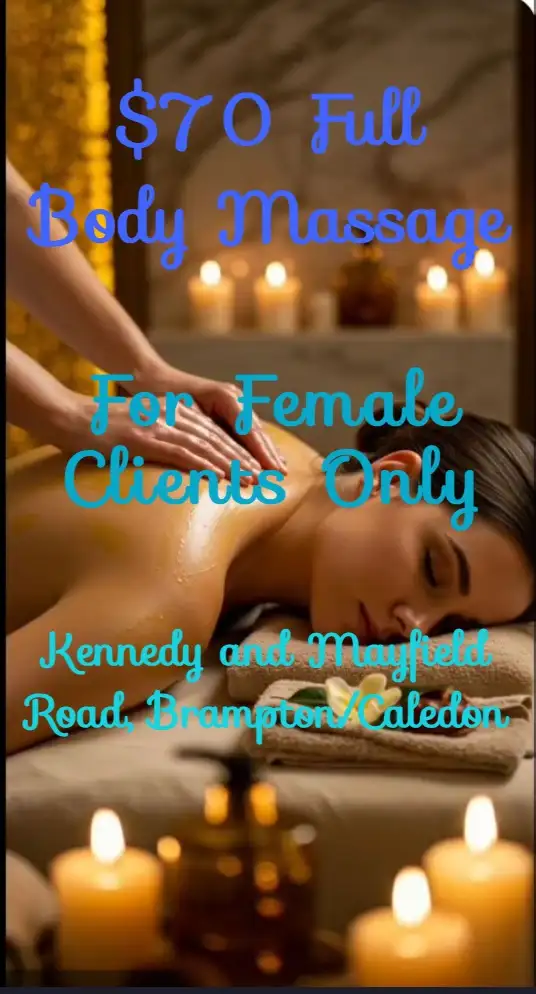 Female Therapist - Offering Full Body Massage (For Females only)