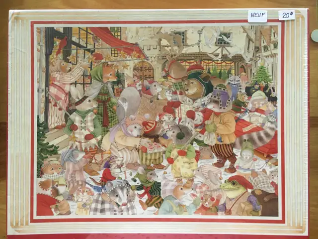 Casse-têtes –HIVER NOËL (10 CT) – 550 à 1000 pièces (no2) - Photo 3