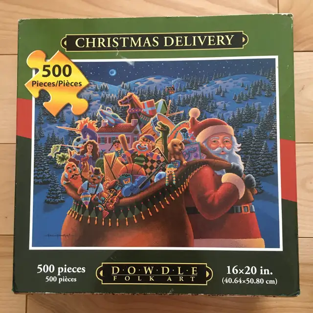 Casse-têtes –HIVER NOËL - Pcs manquantes (5 CT) – 500 à 2000 pcs